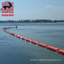 Easy install coast soild float pvc oil spill containment boom fence